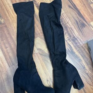 Women's Black Over-the-Knee Boots